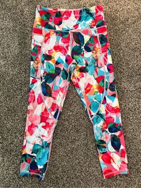 Women’s Floral Multicolor ZYIA Active Leggings